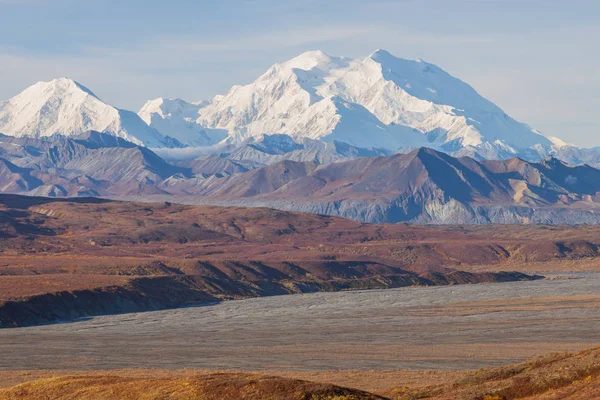 Scenic Landscape Denali National Park Alaska Autumn — Stock Photo, Image