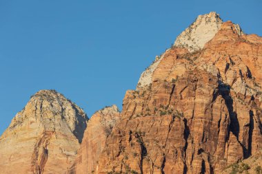 manzaralı Zion Ulusal Parkı Utah manzarası