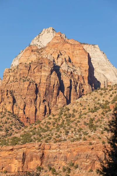Cenário Parque Nacional Zion Utah Paisagem — Fotografia de Stock