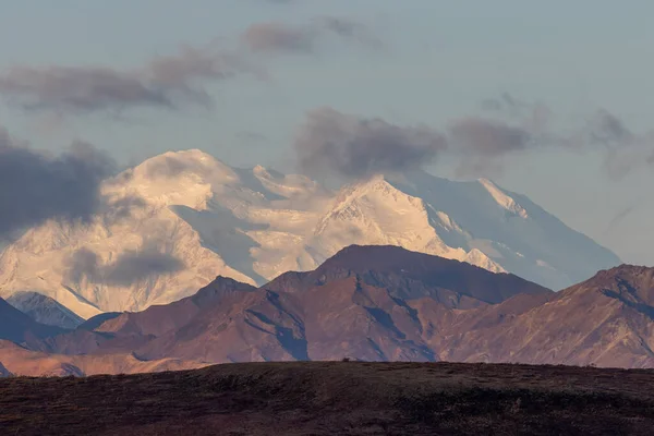 Paisaje Paisajístico Otoñal Parque Nacional Denali Alaska — Foto de Stock