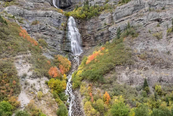 Malebná Krajina Svatebního Závoje Padá Podzim Poblíž Provo Utah — Stock fotografie