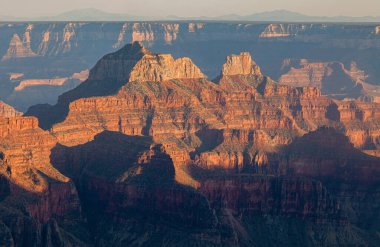 manzaralı Büyük Kanyon Ulusal Parkı Arizona kuzey kenarı manzarası