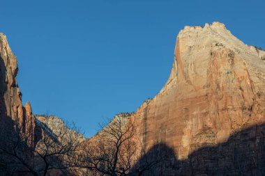 Zion National Park Utah doğal peyzaj