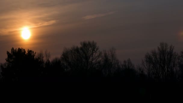 Sunway de sky.4k (4096 x 2304) lapso de tiempo sin aves, primas salida — Vídeo de stock