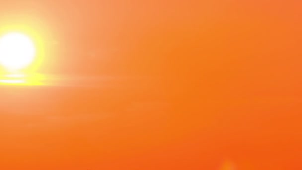  Belle soirée ciel coucher de soleil en 4K. Sortie RAW, sans oiseaux 