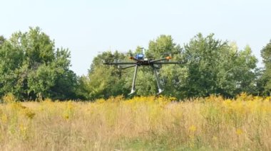  Drone fly ve çim üzerinde.4k 3840 x 2160 açılış