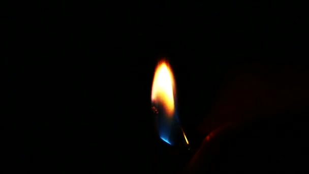 Mannenhand Lichten Vuurwerk Feestelijke Symbool — Stockvideo