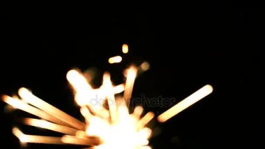 Fireworks uygulamasından bulanık Sparks ışıklar. Festival, tatil sembolü