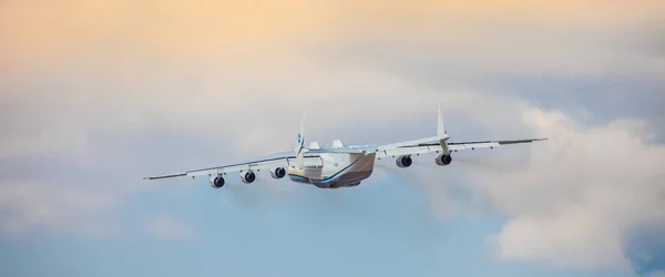 Gosztomel Ukrajna 2020 Április Antonov 225 225 Mriya Repülőgép Világ — Stock Fotó