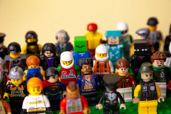 Ukraine Kyiv April 2020 Lego Figures Company Friends Set Little — Stock Photo, Image