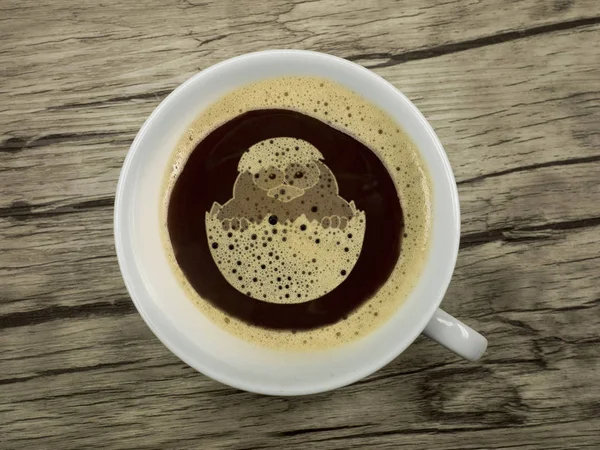 Heißer Osterkaffee — Stockfoto