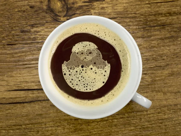 Heißer Osterkaffee — Stockfoto