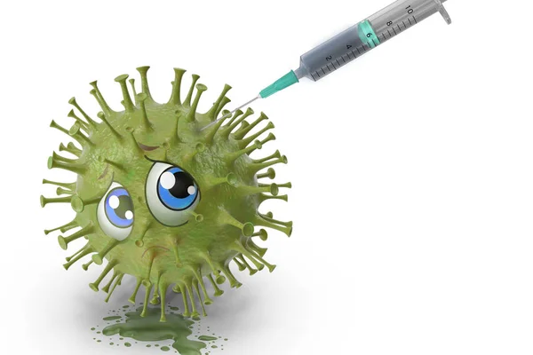 Impfung Gegen Viruserkrankungen Illustration — Stockfoto