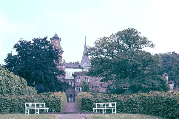 Fascinante vista del Castillo de Lowenburg, en Kassel, Alemania —  Fotos de Stock