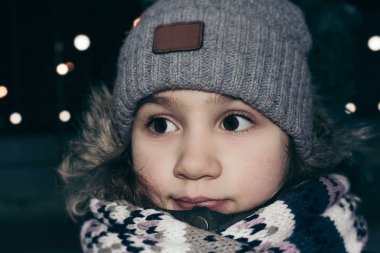 Soğuk havalarda kış portresi