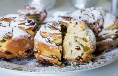 Paskalya pastası Kraffin 'in yakın görüntüsü. Mutlu Paskalya resimleri