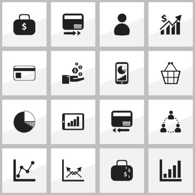 16 düzenlenebilir Analytics simgeler kümesi. İletim, daire diyagram, istatistik ve daha fazlası gibi simgeler içerir. Web, mobil, UI ve Infographic tasarımı için kullanılabilir.