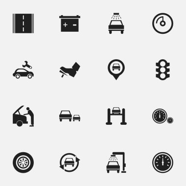 16 düzenlenebilir Rating simgeler kümesi. Pedalla, hız kontrolü, yarış ve daha fazlası gibi simgeler içerir. Web, mobil, UI ve Infographic tasarımı için kullanılabilir.