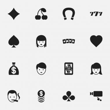 16 düzenlenebilir iş simgeler kümesi. Şanslı-7, yığılmış para, paran ve daha fazlası gibi simgeler içerir. Web, mobil, UI ve Infographic tasarımı için kullanılabilir.