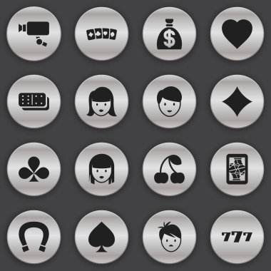 16 düzenlenebilir heyecan simgeler kümesi. Kadın yüzü, şans tılsımı, çocuk ve daha fazlası gibi simgeler içerir. Web, mobil, UI ve Infographic tasarımı için kullanılabilir.