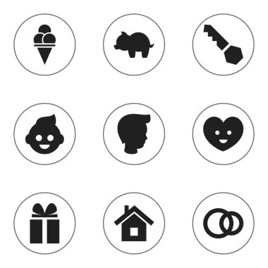 9 düzenlenebilir millet simgeler kümesi. Çocuk, ruh, Hoop ve daha fazlası gibi simgeler içerir. Web, mobil, UI ve Infographic tasarımı için kullanılabilir.