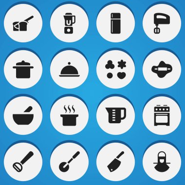 16 düzenlenebilir pişirme simgeler kümesi. Mensural, Husker, Rocker Blade ve daha fazlası gibi simgeler içerir. Web, mobil, UI ve Infographic tasarımı için kullanılabilir.