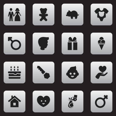 16 düzenlenebilir millet simgeler kümesi. Ruh, oyuncak, kilit ve daha fazlası gibi simgeler içerir. Web, mobil, UI ve Infographic tasarımı için kullanılabilir.