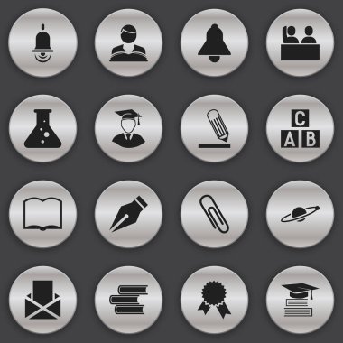 16 düzenlenebilir Üniversitesi simgeler kümesi. Elyaf, Astroloji, uç ve daha fazlası gibi simgeler içerir. Web, mobil, UI ve Infographic tasarımı için kullanılabilir.