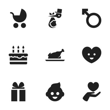 9 düzenlenebilir millet simgeler kümesi. Hediye, adam amblemi, ruh ve daha fazlası gibi simgeler içerir. Web, mobil, UI ve Infographic tasarımı için kullanılabilir.