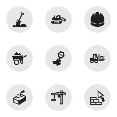 9 düzenlenebilir yapısını simgeler kümesi. Sembolleri karşı karşıya gibi katır, dayanıklılık ve daha fazlasını içerir. Web, mobil, UI ve Infographic tasarımı için kullanılabilir.