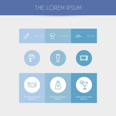 9 düzenlenebilir Cook simgeler kümesi. Set, Champignon, Blender ve daha fazlası gibi simgeler içerir. Web, mobil, UI ve Infographic tasarımı için kullanılabilir.