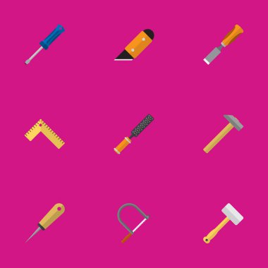 9 düzenlenebilir aparatı simgeler kümesi. Simgeleri gibi Bit, Bodkin, dönüş-vida ve daha fazlasını içerir. Web, mobil, UI ve Infographic tasarımı için kullanılabilir.