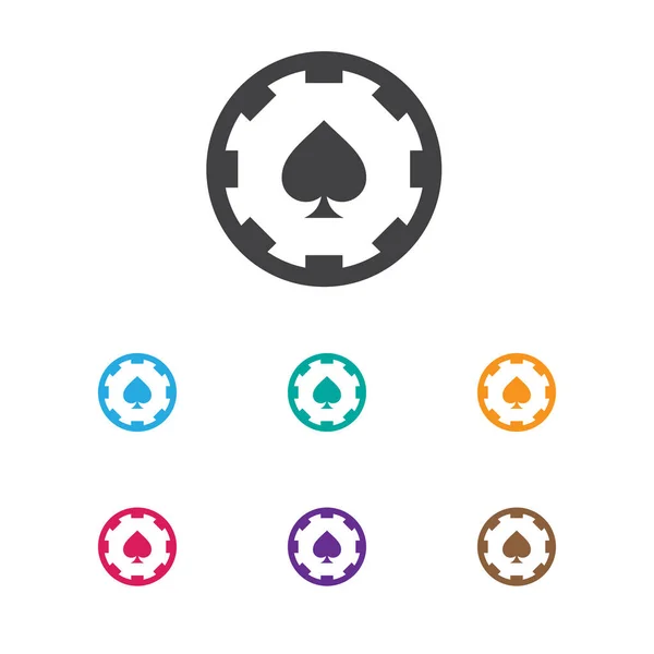 Illustrazione vettoriale del simbolo di affari sull'icona delle picche. Elemento di denaro isolato di qualità Premium Poker in stile piatto alla moda . — Vettoriale Stock