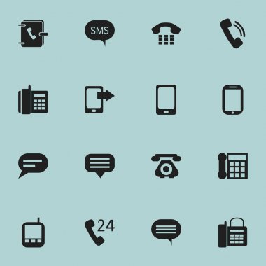 16 düzenlenebilir Gadget simgeler kümesi. İleti, Office telefon, akıllı telefon ve daha fazlası gibi simgeler içerir. Web, mobil, UI ve Infographic tasarımı için kullanılabilir.