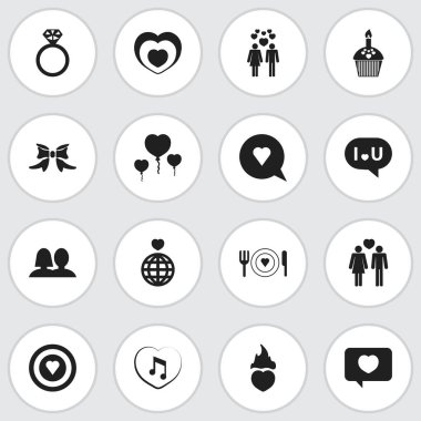 16 düzenlenebilir kalp simgeler kümesi. Müzik, itiraf, Beau ve daha fazlası gibi simgeler içerir. Web, mobil, UI ve Infographic tasarımı için kullanılabilir.