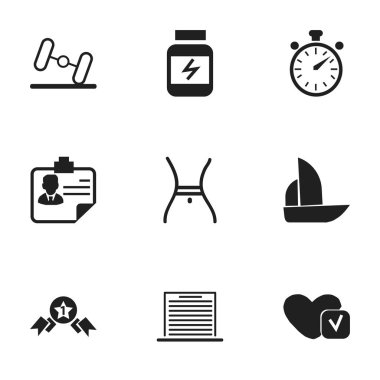 9 düzenlenebilir karmaşık simgeler kümesi. Yat, ruh, kimlik ve daha fazlası gibi simgeler içerir. Web, mobil, UI ve Infographic tasarımı için kullanılabilir.