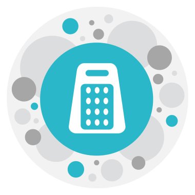 Aparatı sembolü rende simge vektör Illustration. Premium Kalite izole Shredder öğesinde Trendy düz stil.