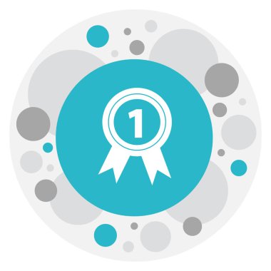 Office sembolü Ödülü simge vektör Illustration. Premium Kalite izole rozet öğesinde Trendy düz stil.