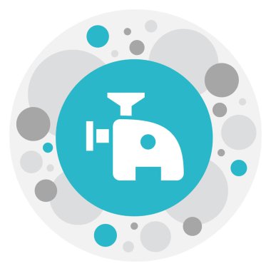 Gıda sembolü Mincer simge vektör Illustration. Premium Kalite izole et kıyma makinesi Trendy düz stil öğesinde.