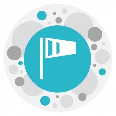 Simge sokak lambası simgesine filme vektör çizim. Premium Kalite izole flama öğesinde Trendy düz stil.