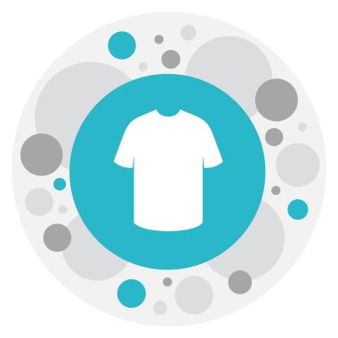 T-Shirt simgesi sembolü alışveriş vektör çizim. Premium Kalite izole çocuk bluz Trendy düz stil öğesinde.