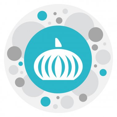 Tatlı sembolü kabak simge vektör Illustration. Premium Kalite izole kabak öğesinde Trendy düz stil.