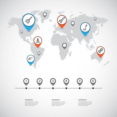 6 düzenlenebilir enstrüman anahat simgeleri ayarlayın. Somun anahtarı, maşa, çorba kepçe ve daha fazlası gibi simgeler içerir. Web, mobil, UI ve Infographic tasarımı için kullanılabilir.