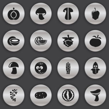 16 düzenlenebilir tencere simgeler kümesi. Kavun, Blackberry, nektarin ve daha fazlası gibi simgeler içerir. Web, mobil, UI ve Infographic tasarımı için kullanılabilir.