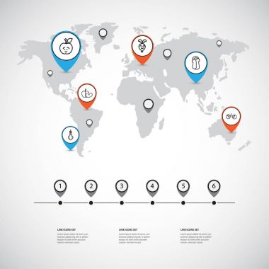 6 düzenlenebilir mutfak eşyaları anahat simgeleri ayarlayın. Elma dilim, şalgam, Çin lahanası ve daha fazlası gibi simgeler içerir. Web, mobil, UI ve Infographic tasarımı için kullanılabilir.