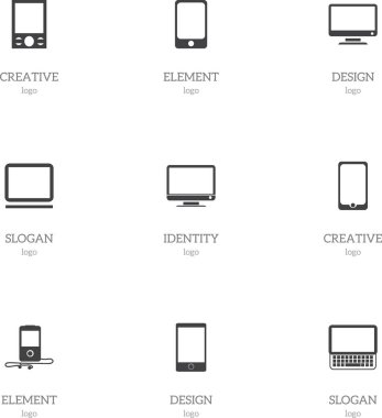 9 düzenlenebilir enstrüman simgeler kümesi. Telefon, Mp3 çalar, ekran ve daha fazlası gibi simgeler içerir. Web, mobil, UI ve Infographic tasarımı için kullanılabilir.