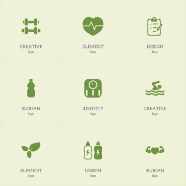 9 düzenlenebilir yaşam tarzı simgeler kümesi. Ölçekler, kalp atışı, anket ve daha fazlası gibi simgeler içerir. Web, mobil, UI ve Infographic tasarımı için kullanılabilir.