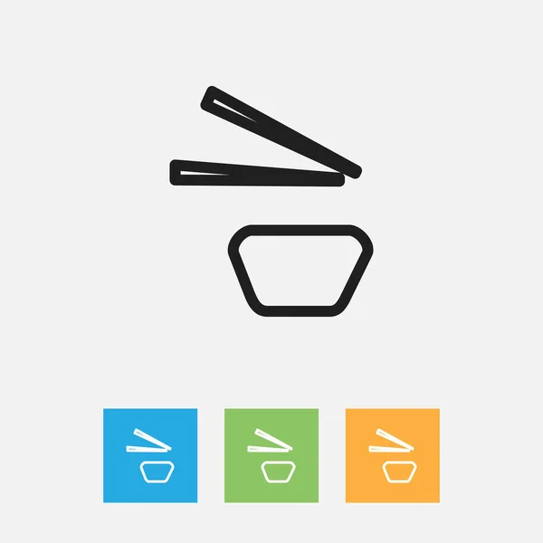Векторна ілюстрація символу кухаря на суші. Преміум якість ізольований елемент сашімі в модному плоскому стилі . — стоковий вектор