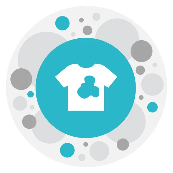 Vektorillustration av hygien Symbol på smutsig T-Shirt-ikonen. Premium kvalitet isolerade orena blus Element i trendiga platt stil. — Stock vektor
