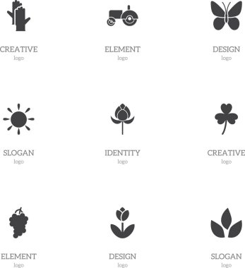 9 düzenlenebilir dikim simgeler kümesi. Bio, Lale, güzellik çiçek ve daha fazlası gibi simgeler içerir. Web, mobil, UI ve Infographic tasarımı için kullanılabilir.